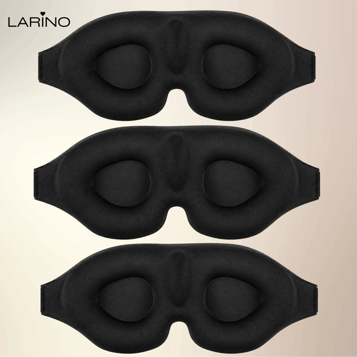 מסכת שינה 3D לחסימת אור | ™LARINO